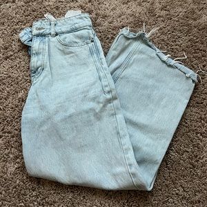 Zara High rise Wide leg jeans